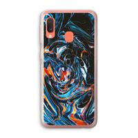 Black Unicorn: Samsung Galaxy A20e Transparant Hoesje