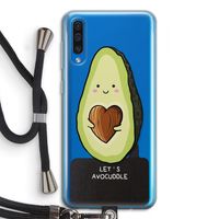 Avocuddle: Samsung Galaxy A50 Transparant Hoesje met koord