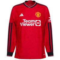 Manchester United Authentic Heat.RDY Shirt Thuis 2023-2024 (Lange Mouwen)