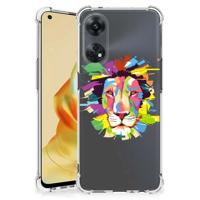 OPPO Reno8 T 4G Stevig | Bumper Hoesje | Lion Color
