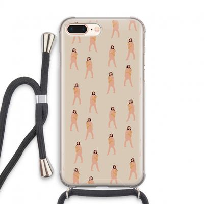 You're so golden: iPhone 7 PLUS Transparant Hoesje met koord