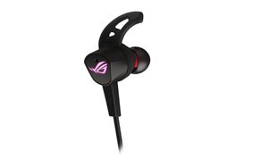 Asus CETRA II In Ear oordopjes Gamen Kabel Stereo Zwart Noise Cancelling Volumeregeling