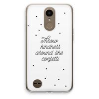Confetti: LG K10 (2017) Transparant Hoesje