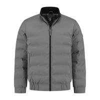 Travelin' Men - short jacket - Dark Grijs - Maat XXL Travelin' Men - short jacket - Dark Grijs - Maat XXL