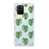 Monstera leaves: Samsung Galaxy S10 Lite Transparant Hoesje Monstera leaves: Samsung Galaxy S10 Lite Transparant Hoesje