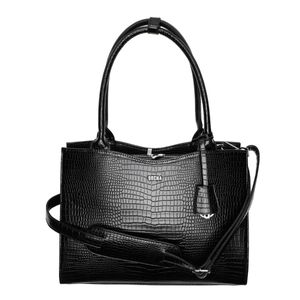Socha Business bag Midi, 13.3" laptop bag for women -Croco Black
