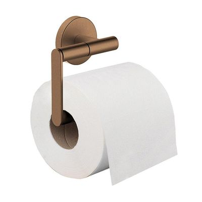 Wiesbaden Alonzo toiletrolhouder zonder klep geborsteld brons koper 28.8025