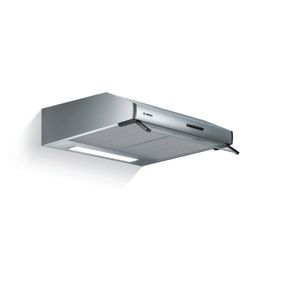 BOSCH DUL63CC50 -Musical Wall Hole-Evacuatie / Recycling-350 m3 lucht / h max uitlaat-72 dB-3 snelheid-L 60 cm-Inox