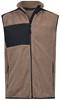 Tee Jays TJ9122 Mountain Fleece Bodywarmer - Clay/Black - L
