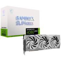 MSI Nvidia GeForce RTX 4080 Super Videokaart GAMING X SLIM WHITE 16 GB GDDR6X-RAM PCIe x16 DisplayPort, HDMI NVIDIA G-Sync