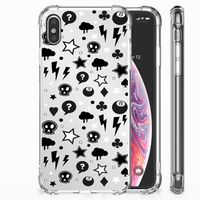 Extreme Case Apple iPhone Xs Max Silver Punk - thumbnail