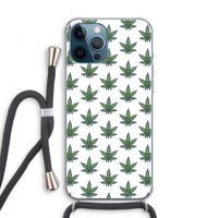Weed: iPhone 12 Pro Transparant Hoesje met koord
