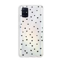 Kleine kattenkopjes: Galaxy A51 4G Transparant Hoesje