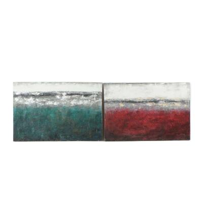Canvas DKD Home Decor Pijnboom Canvas 120 x 3,5 x 80 cm