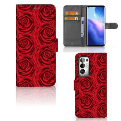 OPPO Find X3 Neo 5G Hoesje Red Roses OPPO Find X3 Neo 5G Hoesje Red Roses