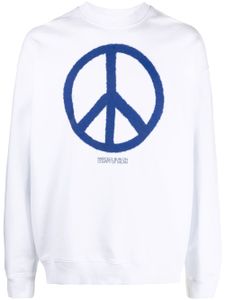 Marcelo Burlon County of Milan sweat à imprimé County Peace - Blanc