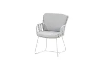 Fabrice dining chair Frozen/Frost Grey with 2 cushions | 4 Seasons Outdoor