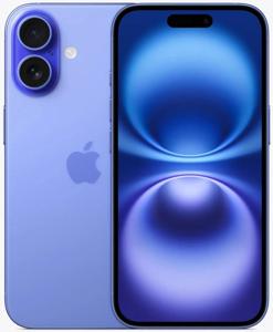 Refurbished iPhone 16 128 GB Blauw Zichtbaar gebruikt