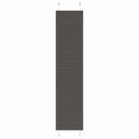 Pliss rolgordijn 50x200 cm stofbreedte 49,4 cm polyester zwart