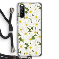 Summer Daisies: Sony Sony Xperia 10 III Transparant Hoesje met koord