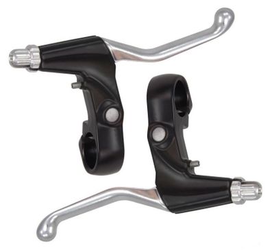 Saccon Remgreepset 3 vinger - zilver/zwart