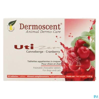 Dermoscent Uti-zen Hond Kat Tabl 30