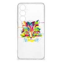 Samsung Galaxy A54 5G Telefoonhoesje met Naam Cat Color