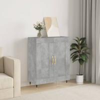 Dressoir 69,5x34x90 cm bewerkt hout betongrijs Dressoir 69,5x34x90 cm bewerkt hout betongrijs