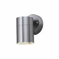 Wandlamp LED 1x5Watt RVS 230Volt IP44 dimbaar