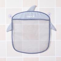 Cartoon muur opknoping keuken badkamer opslag zakken gebreid netto mesh tas baby bad speelgoed shampoo organisator (grijs)