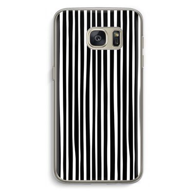 Stripes: Samsung Galaxy S7 Transparant Hoesje