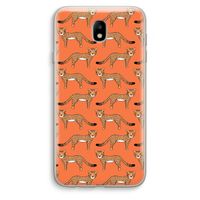 Cheetah: Samsung Galaxy J7 (2017) Transparant Hoesje Cheetah: Samsung Galaxy J7 (2017) Transparant Hoesje