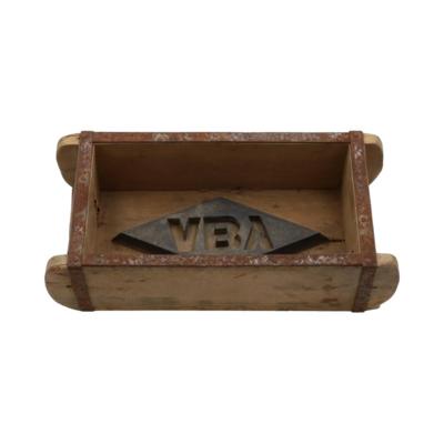 Plantenbak baksteenmal hout 32x15x10cm