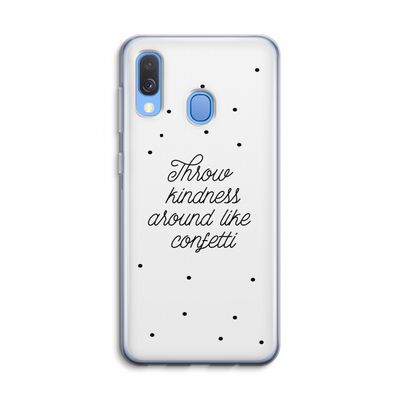 Confetti: Samsung Galaxy A40 Transparant Hoesje