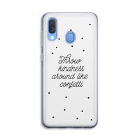 Confetti: Samsung Galaxy A40 Transparant Hoesje