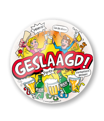 Bierviltjes geslaagd