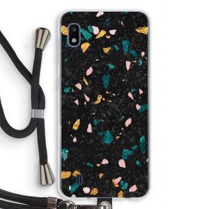 Terrazzo N°10: Samsung Galaxy A10 Transparant Hoesje met koord