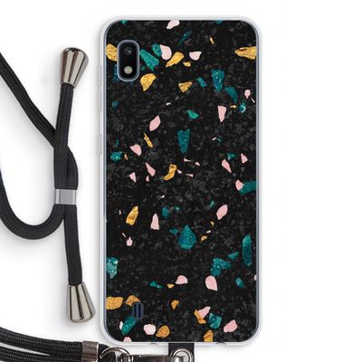 Terrazzo N°10: Samsung Galaxy A10 Transparant Hoesje met koord