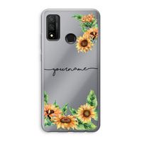Zonnebloemen: Huawei P Smart (2020) Transparant Hoesje