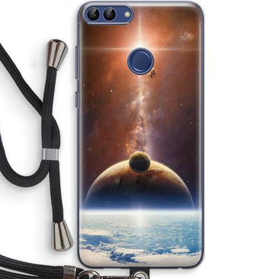 Omicron 2019: Huawei P Smart (2018) Transparant Hoesje met koord
