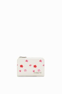 Portemonnee bloemen S - WHITE - U