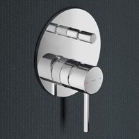 Hotbath Buddy thermostaat inbouw met omstelinrichting chroom B032CR - thumbnail