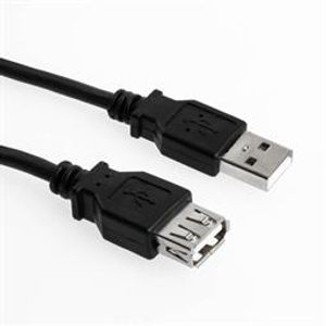 Sharkoon USB 2.0 verlengkabel 1 meter, Dubbele afscherming