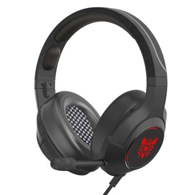 ONIKUMA K9 Single plug RGB instelbare gaming hoofdtelefoon met microfoon (zwart)