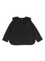 Philosophy Di Lorenzo Serafini Kids veste matelassée à volants - Noir