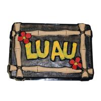 Hawaii wanddecoratie Luau - Tropische Hawaii thema feest - 24 x 40 cm