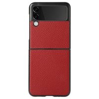 Samsung Galaxy Z Flip3 5G Slim Cover - Echt leer - Rood