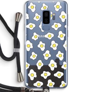 Spiegeleitjes: Samsung Galaxy S9 Plus Transparant Hoesje met koord