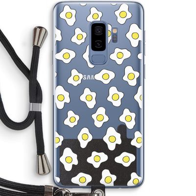 Spiegeleitjes: Samsung Galaxy S9 Plus Transparant Hoesje met koord