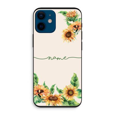 Zonnebloemen: iPhone 12 mini Biologisch afbreekbaar hoesje